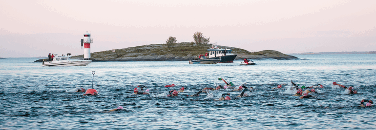 Record breaking conditions at ? till ? swim run championships