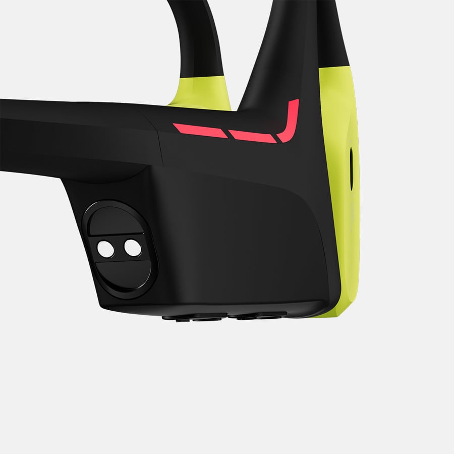 Suunto Wing Bone Conduction headphones with red light for more visible