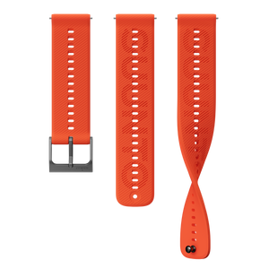 Correa De Silicona Suunto Athletic 6 De 22 Mm Coral Orange S+m