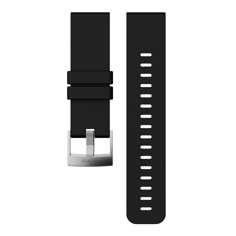 Suunto Traverse Black Silicone Strap