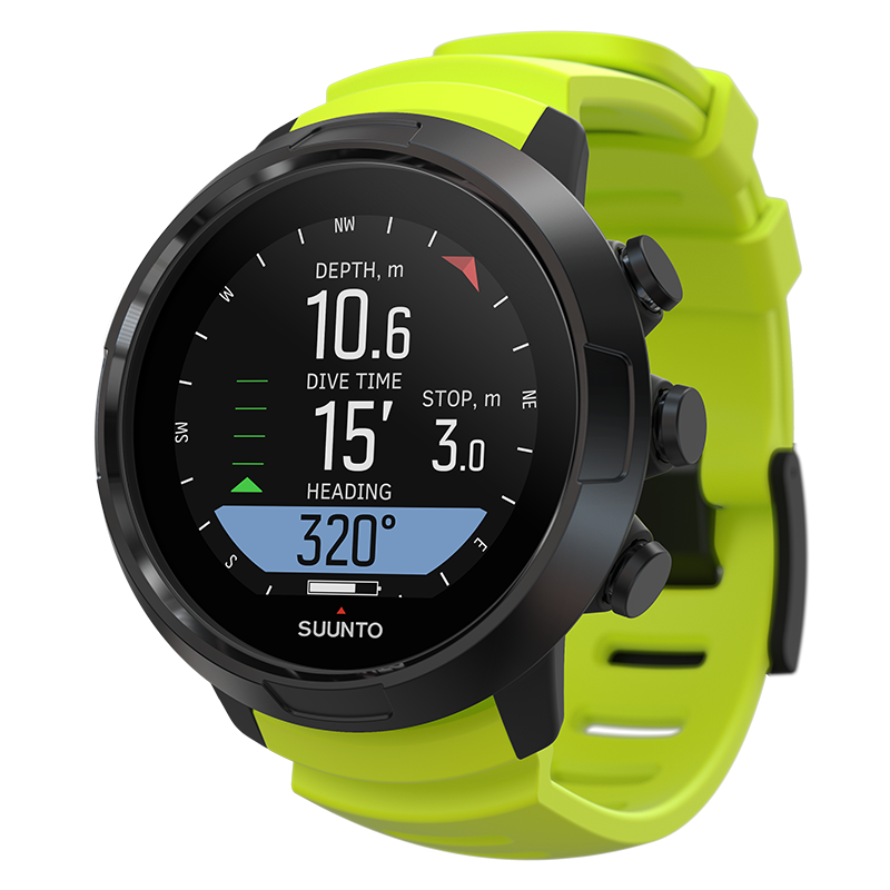 SUUNTO D5 Black Lime Dive Computer Watch