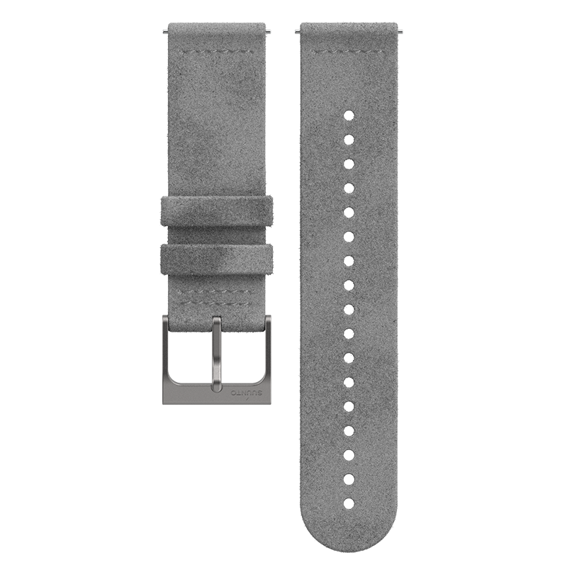 Suunto 22mm Urban 5 Microfiber Strap Stone Gray M Watch Band