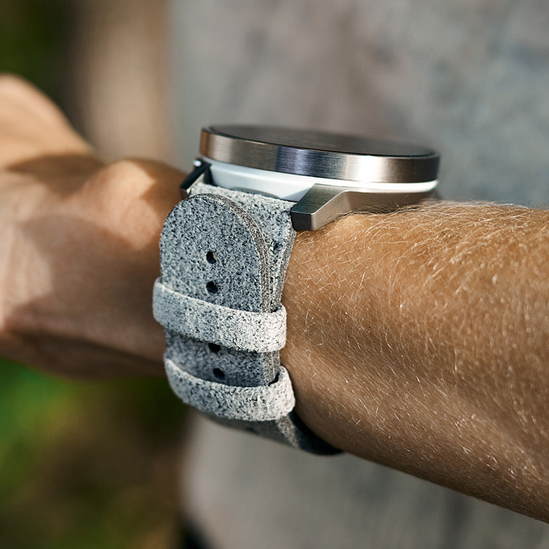 Suunto 22mm Urban 5 Microfiber Strap Stone Gray M Watch Band