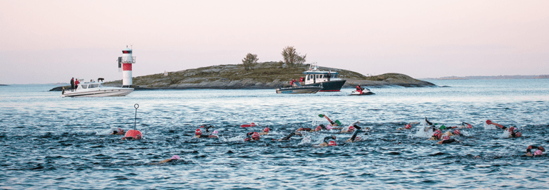 Record breaking conditions at Ö till Ö swim run championships