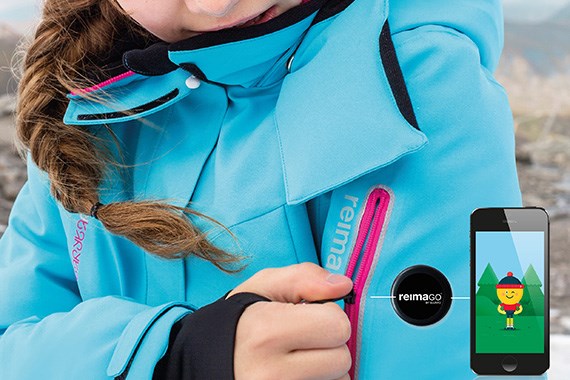 ReimaGO® motivates kids to outdoor activities; developed in collaboration with Suunto