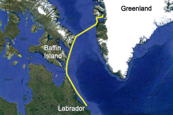 Swimming the Northwest Passage