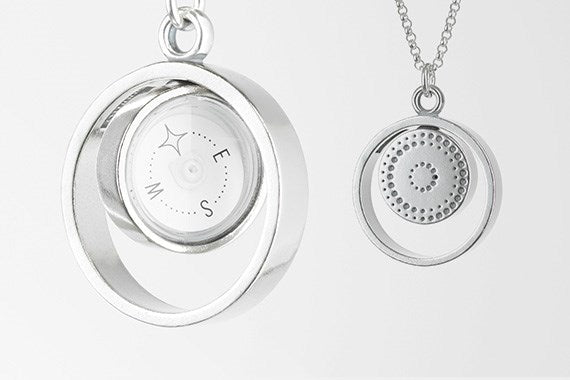 Suunto launches Suunto Guiding Star, a silver compass pendant