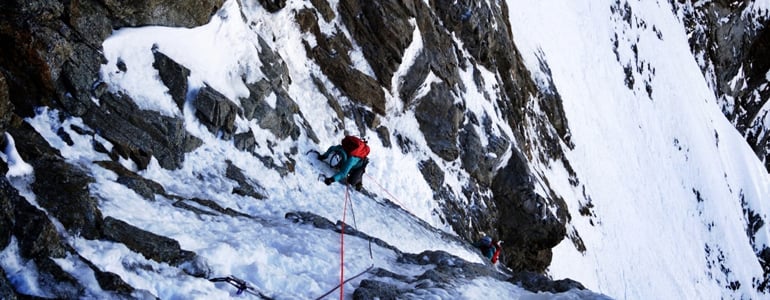 Great conditions on the Grandes Jorasses