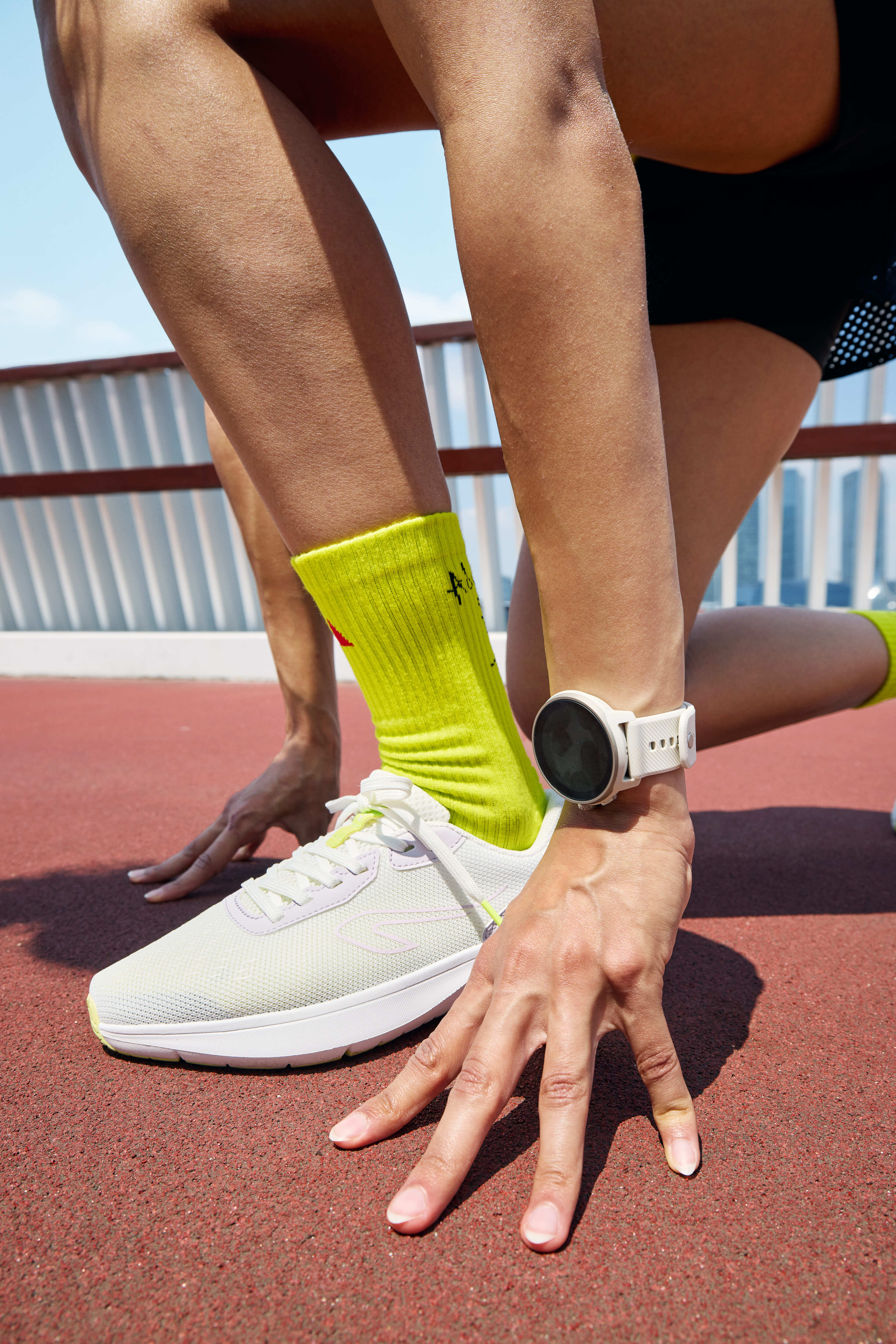 Suunto 22mm Athletic 6 Silicone Strap Frost Gray S+M