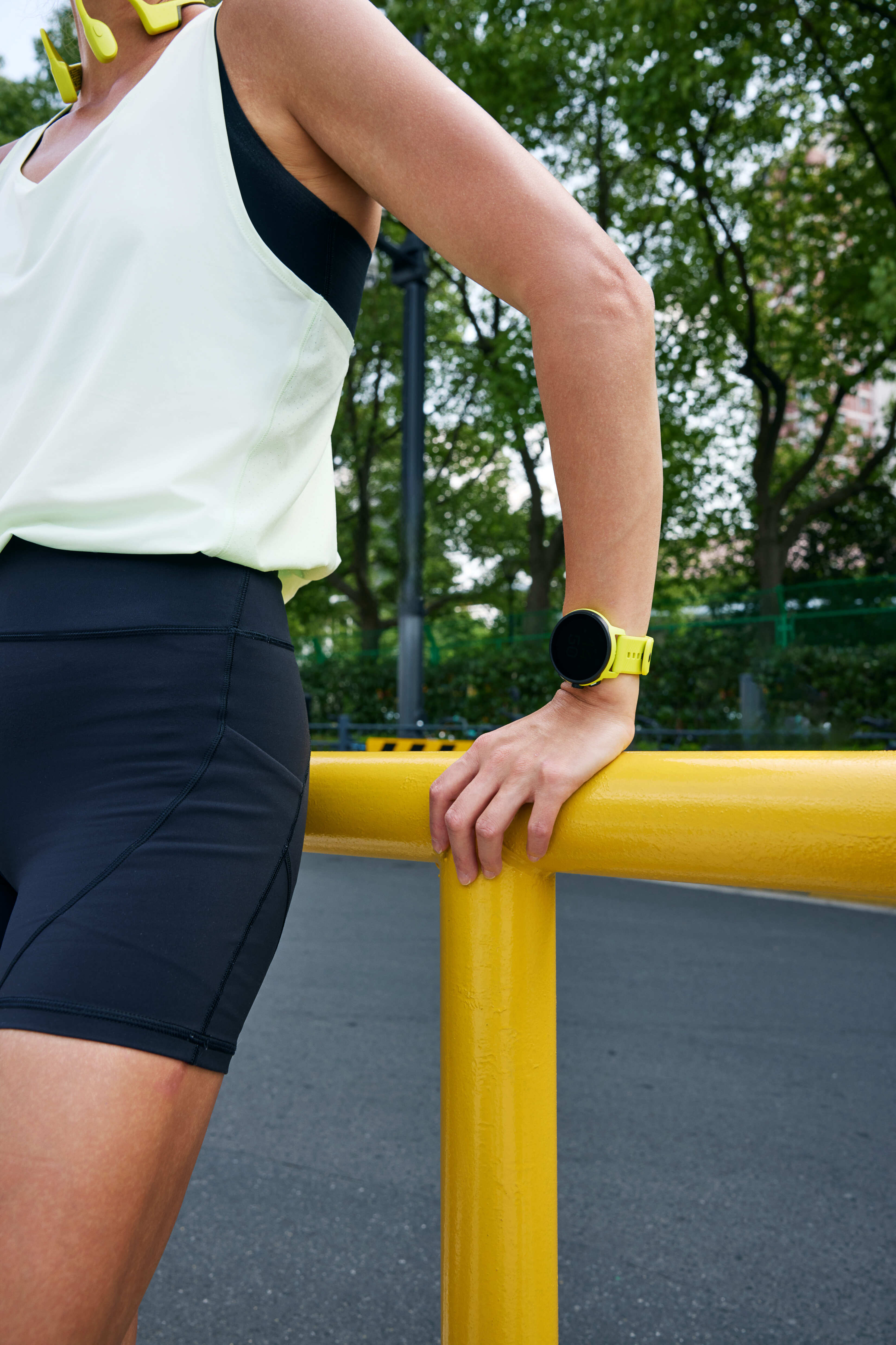 Suunto 22mm Athletic 6 Silicone Strap Lime S+M