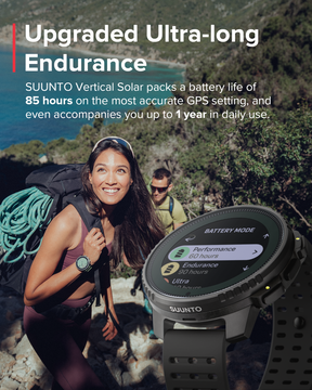Refurbished Suunto Vertical  Solar All Black