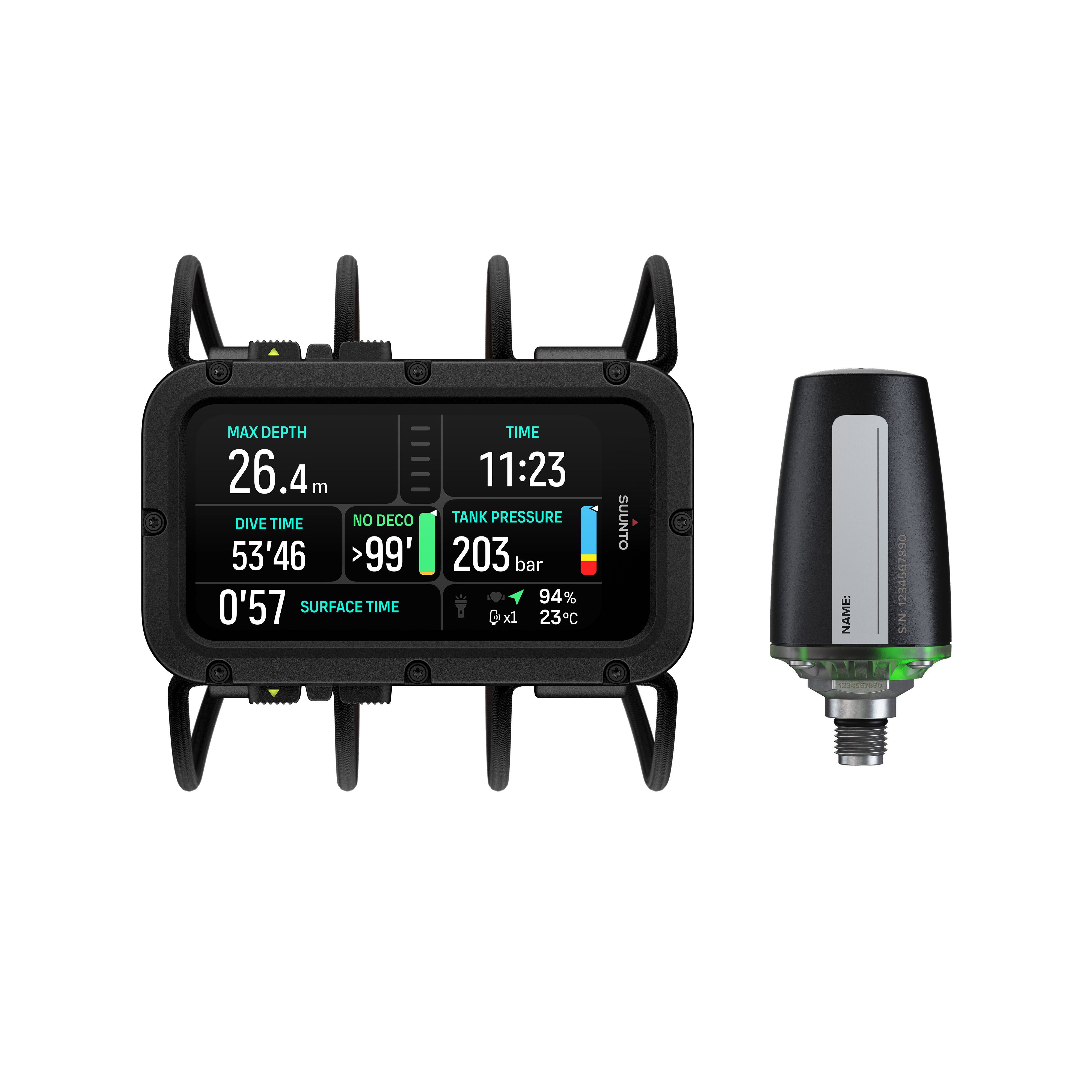 Suunto Nautic Bungee Cord & Tank Pod