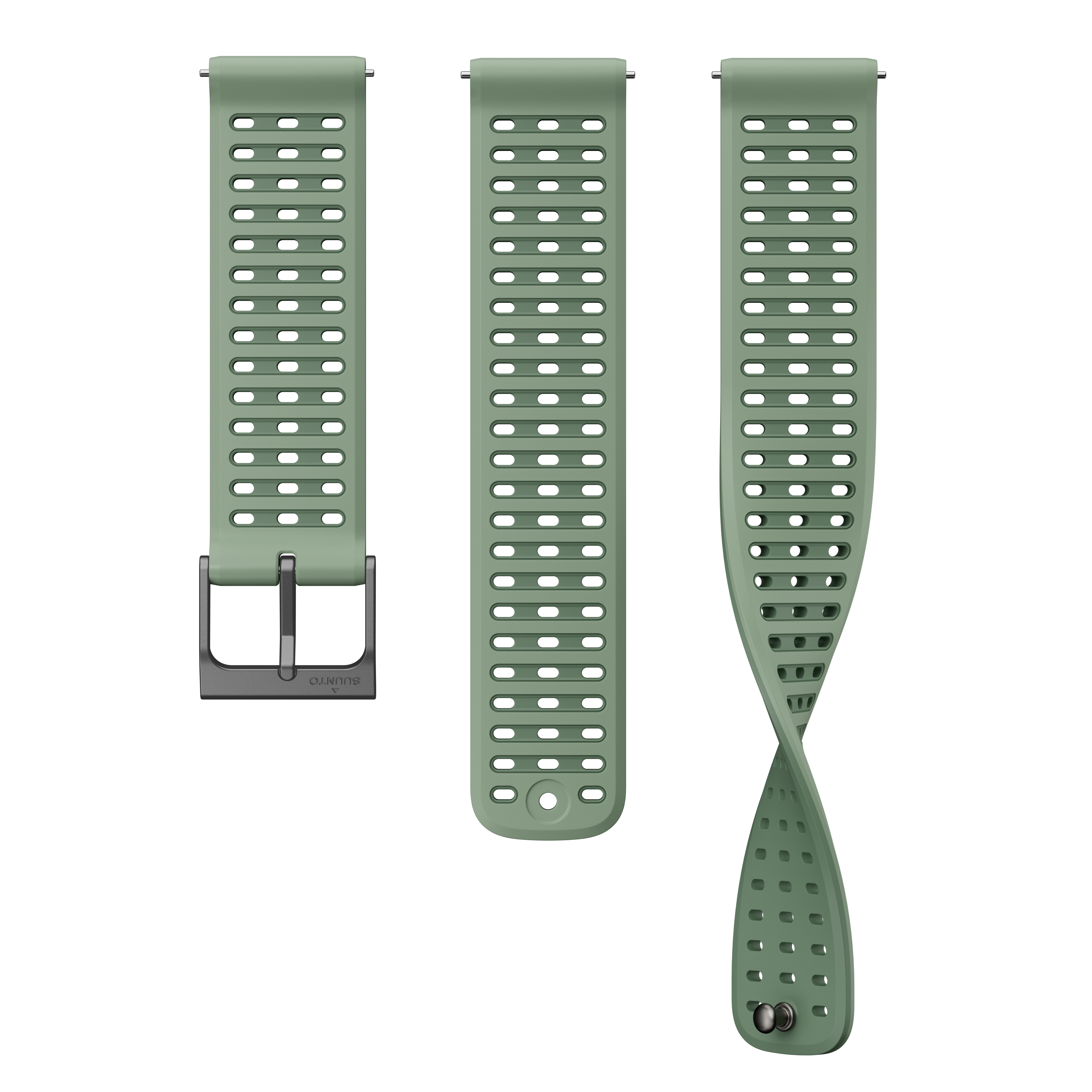 Suunto 22mm Athletic 9 Silicone Strap Sage Green S+M