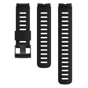 Correa de silicona Suunto Dive 1 de 22 mm en color All Black S+M