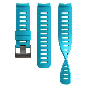 Suunto 22mm Dive 1 Silicone Strap Aqua Blue S+M