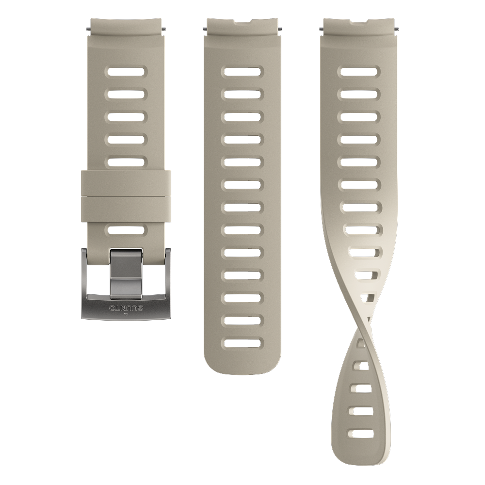 Suunto 22mm Dive 1 Silicone Strap Sand Grey S+M
