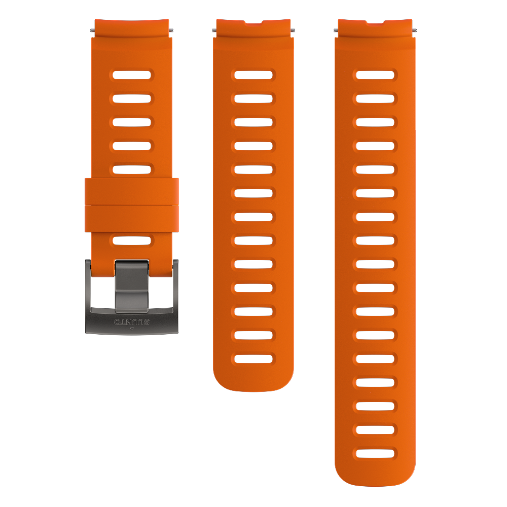 Suunto 22 mm Dive 1 correa de silicona Tangerine S+M