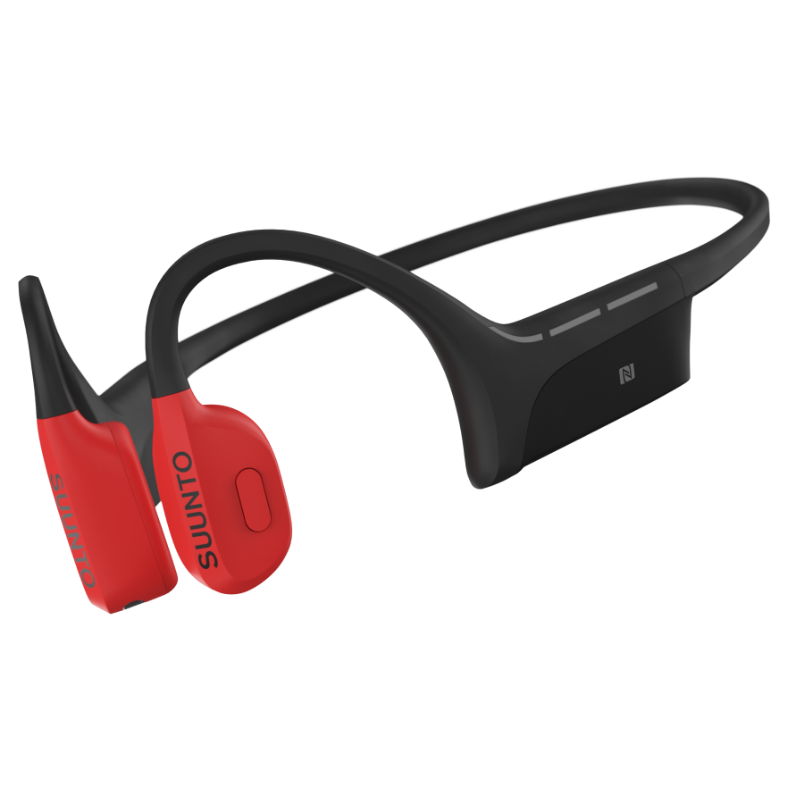 Suunto Wing bone conduction headphones - Lava Red
