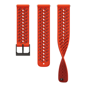 Suunto 22mm Athletic 8 Silicone Strap Coral Orange S+M