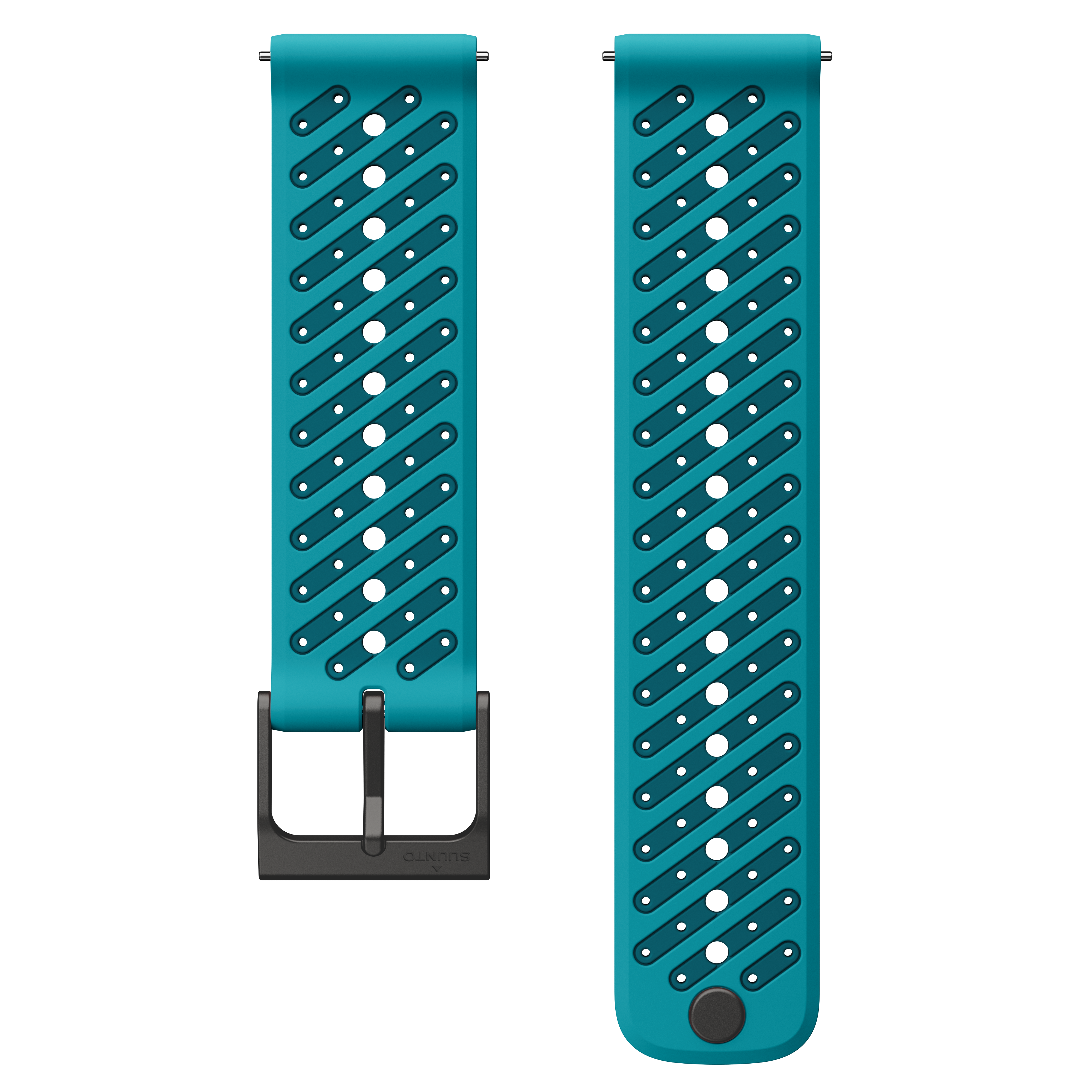 Correa De Silicona Athletic 8 De 22 Mm Wave Blue S+m