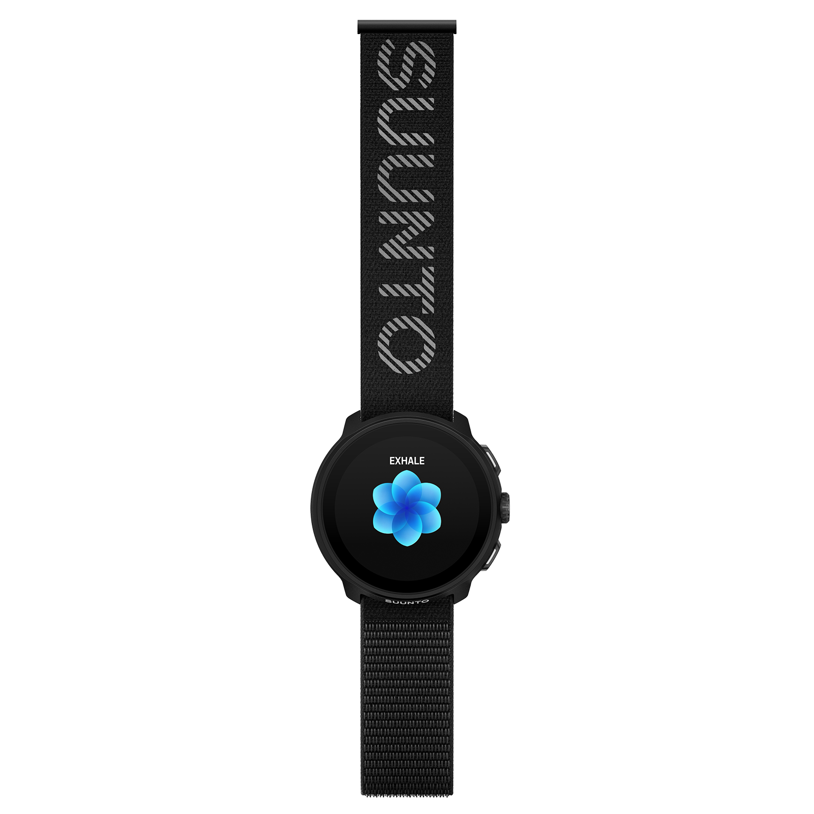 Suunto 22mm Athletic 7 Loop Textile Strap Black S/M+M/L