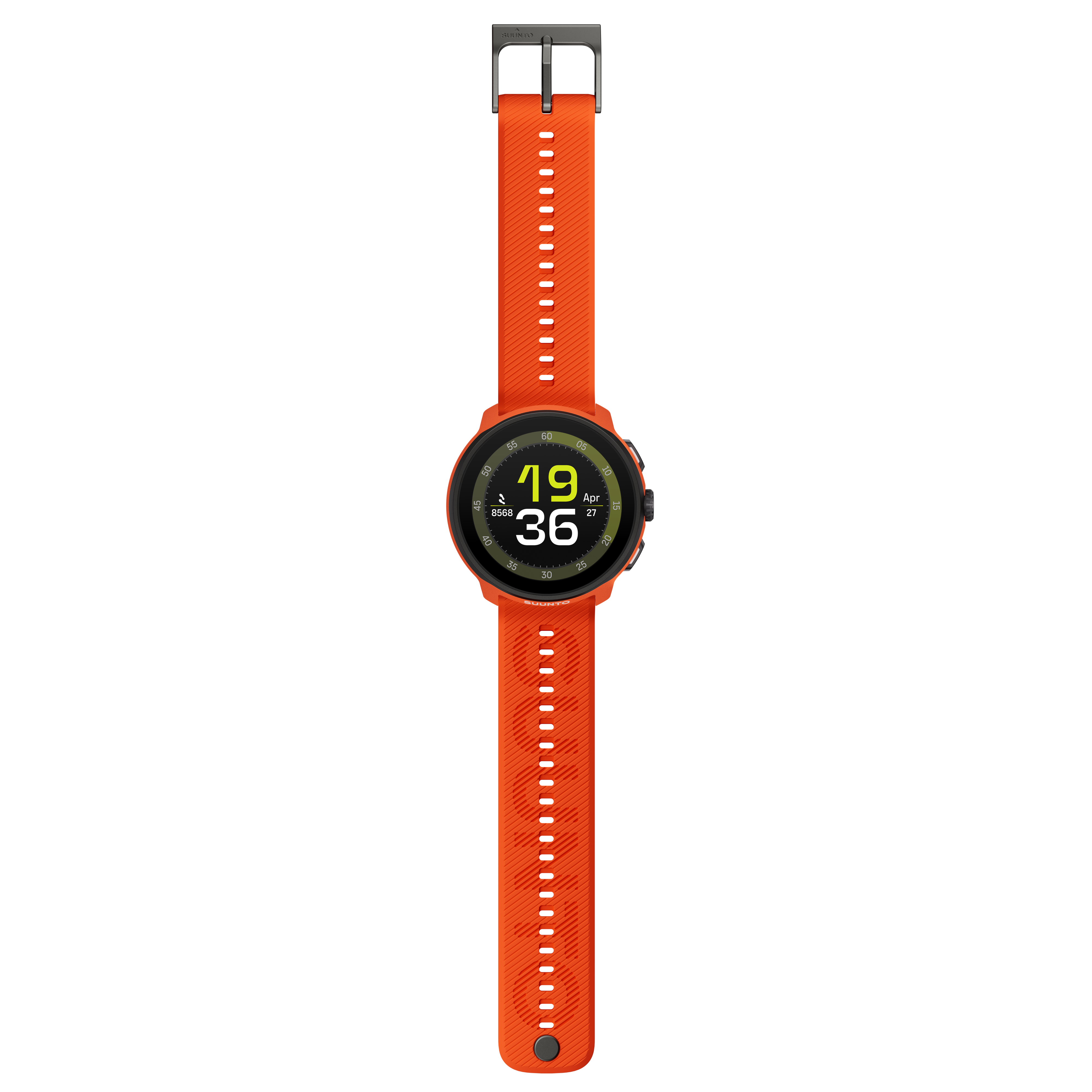 Suunto 22mm Athletic 6 Silicone Strap Coral Orange S+M