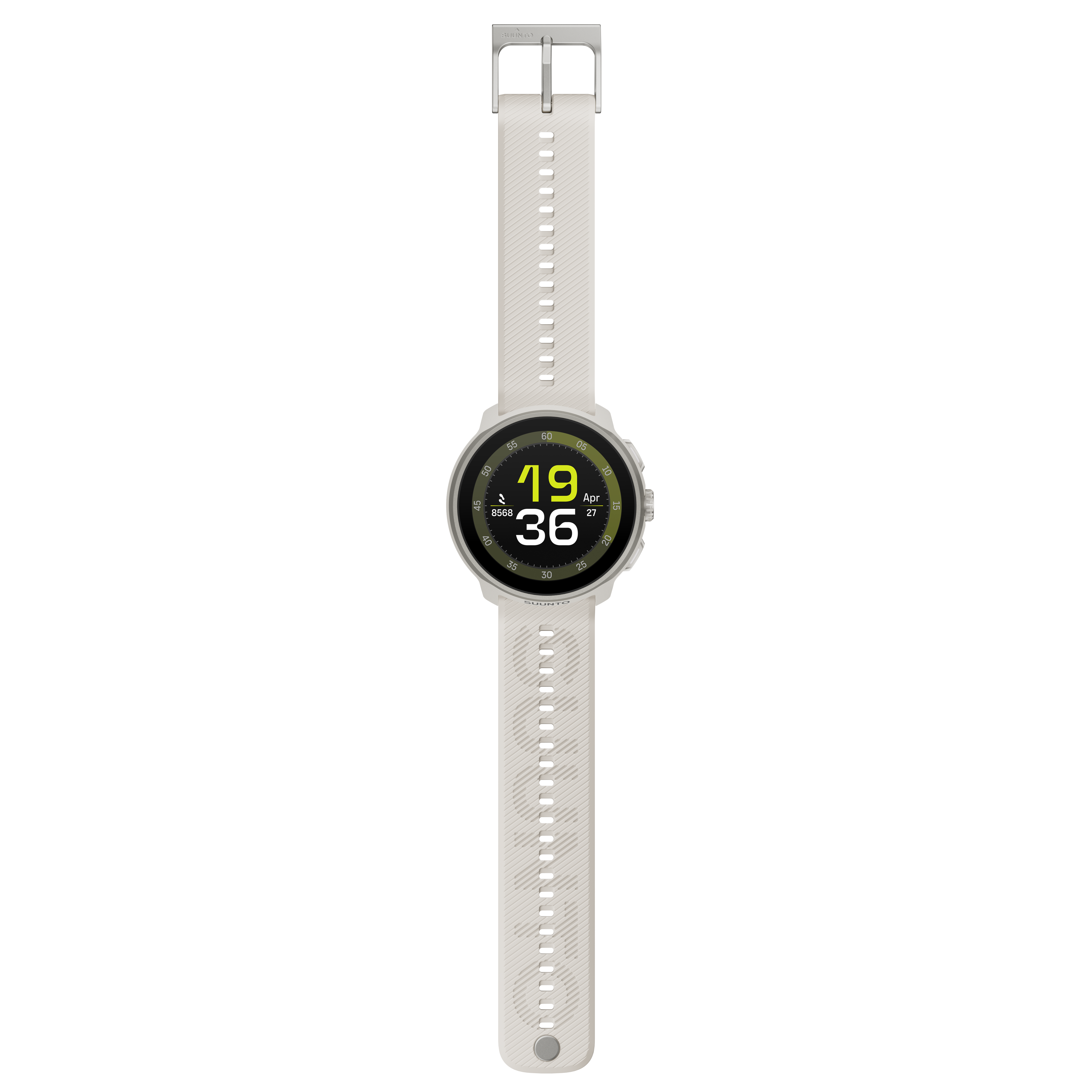 Suunto 22mm Athletic 6 Silicone Strap Frost Gray S+M