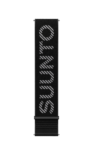 Suunto 22mm Athletic 7 Loop Textile Strap Black S/M+M/L