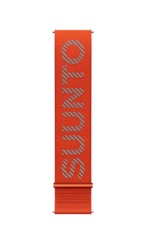 Correa textil de cierre loop Suunto de 22 mm Athletic 7 Coral Orange S/M + M/L