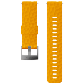 Suunto 24mm Explore 1 Silicone Strap Amber Gray Size M Watch Band