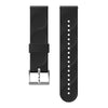 Suunto 20mm Urban 1 SILICONE STRAP BLACK/STEEL S