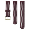 Suunto 20mm Athletic 1 Silicone Strap Burgundy Gold size S+M