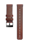 Suunto 24mm Urban 2 Leather Strap Brown Black Size M Watch Band