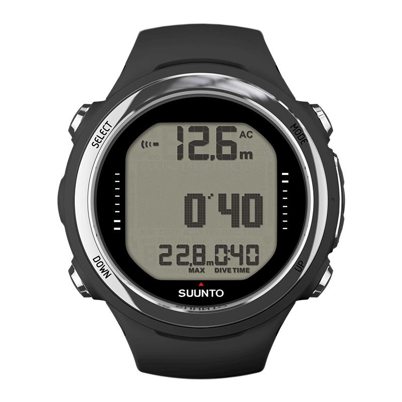Suunto D4i Novo Black - USB cable and extension strap sold separately