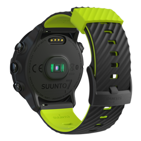 Suunto 7 Black Lime back perspective