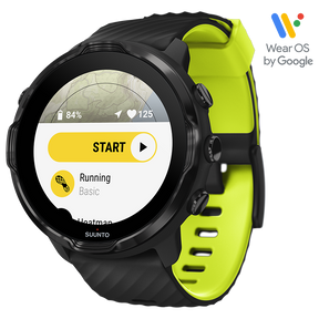 Suunto 7 Black Lime start exercise