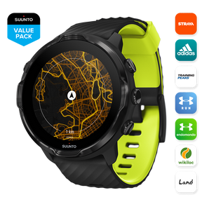 Suunto 7 Black Lime Value Pack