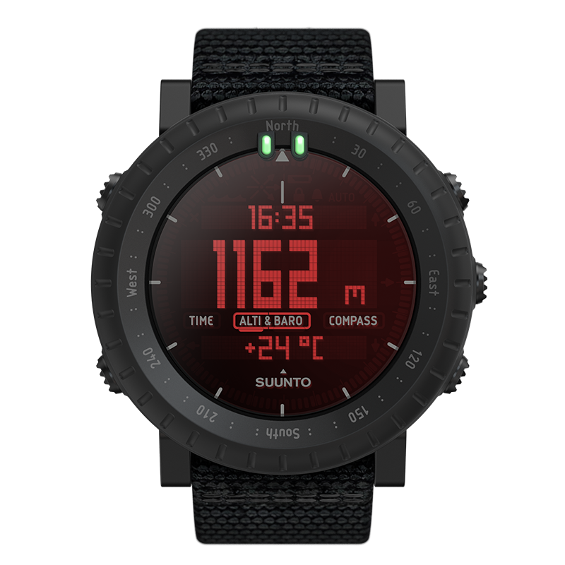 Refurbished Suunto Core Alpha Stealth Sports Watch