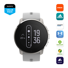 Suunto 9 Peak Birch White Titanium Value Pack