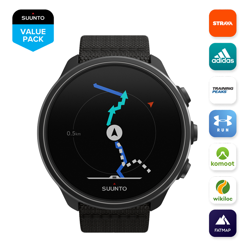 Suunto 9 Baro Charcoal Black Titanium