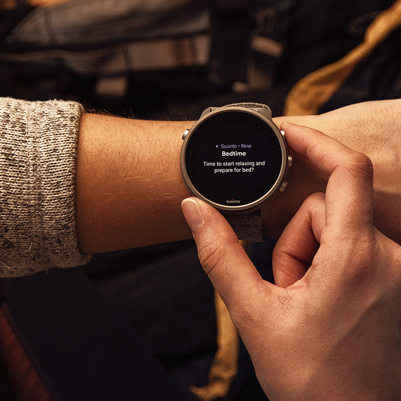 Suunto 7 Stone Grey Titanium bedtime notification