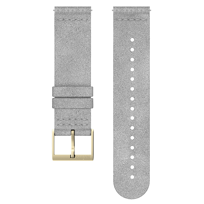 Correa De Microfibra Suunto Urban 4 De 20 Mm Grey Gold Size S