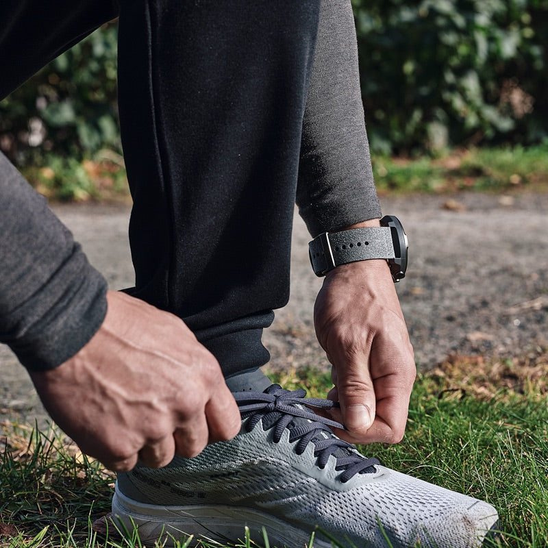 Suunto 24mm Urban 5 Microfiber Strap Grey Steel Size M Watch Band