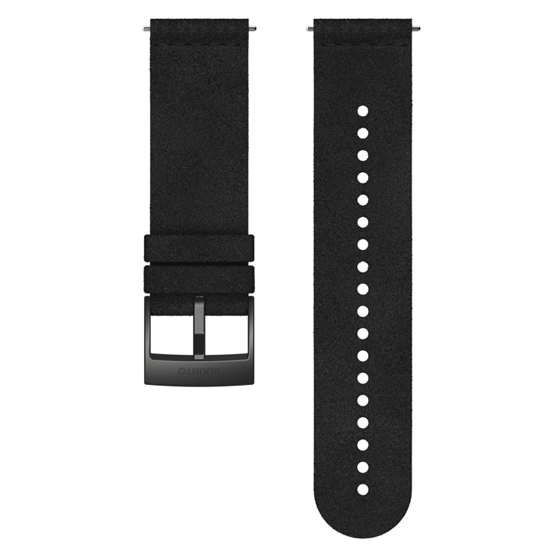Suunto 24mm Urban 5 Microfiber Strap Black Black Size M Watch Band
