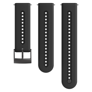 Suunto 24mm Athletic 7 Silicone Strap Charcoal Black Size S+M Watch Band