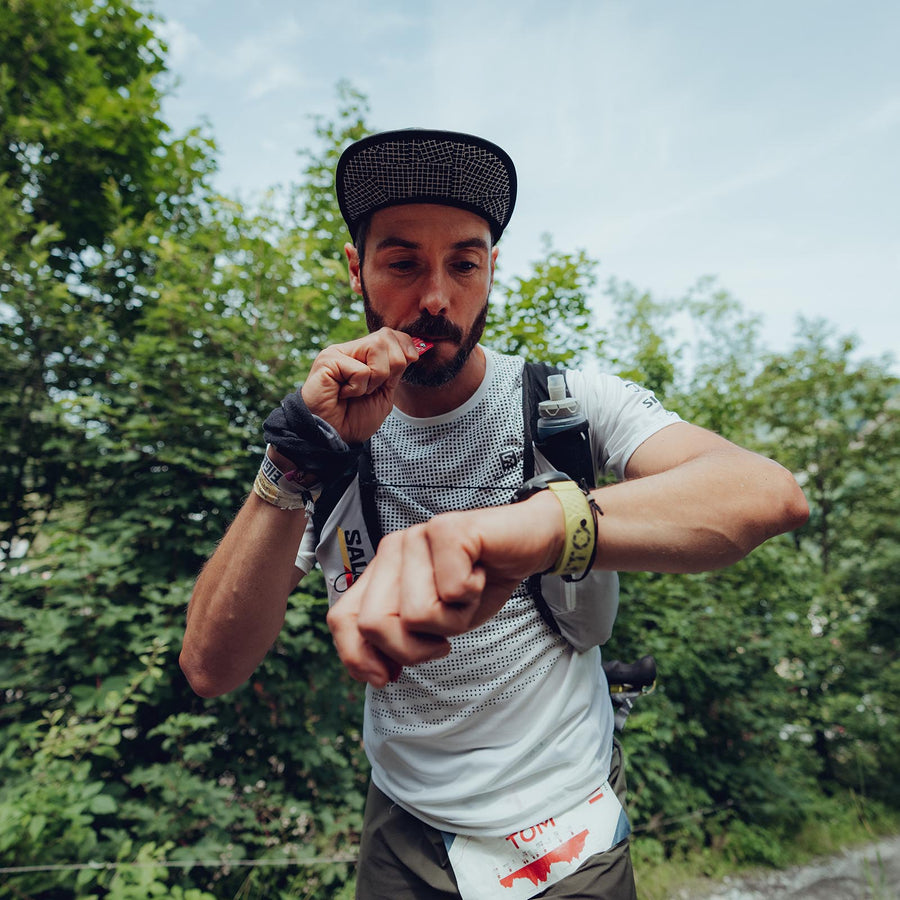 Suunto 22mm Athletic 5 Silicone Strap Lemon Yellow  S+M Watch Band