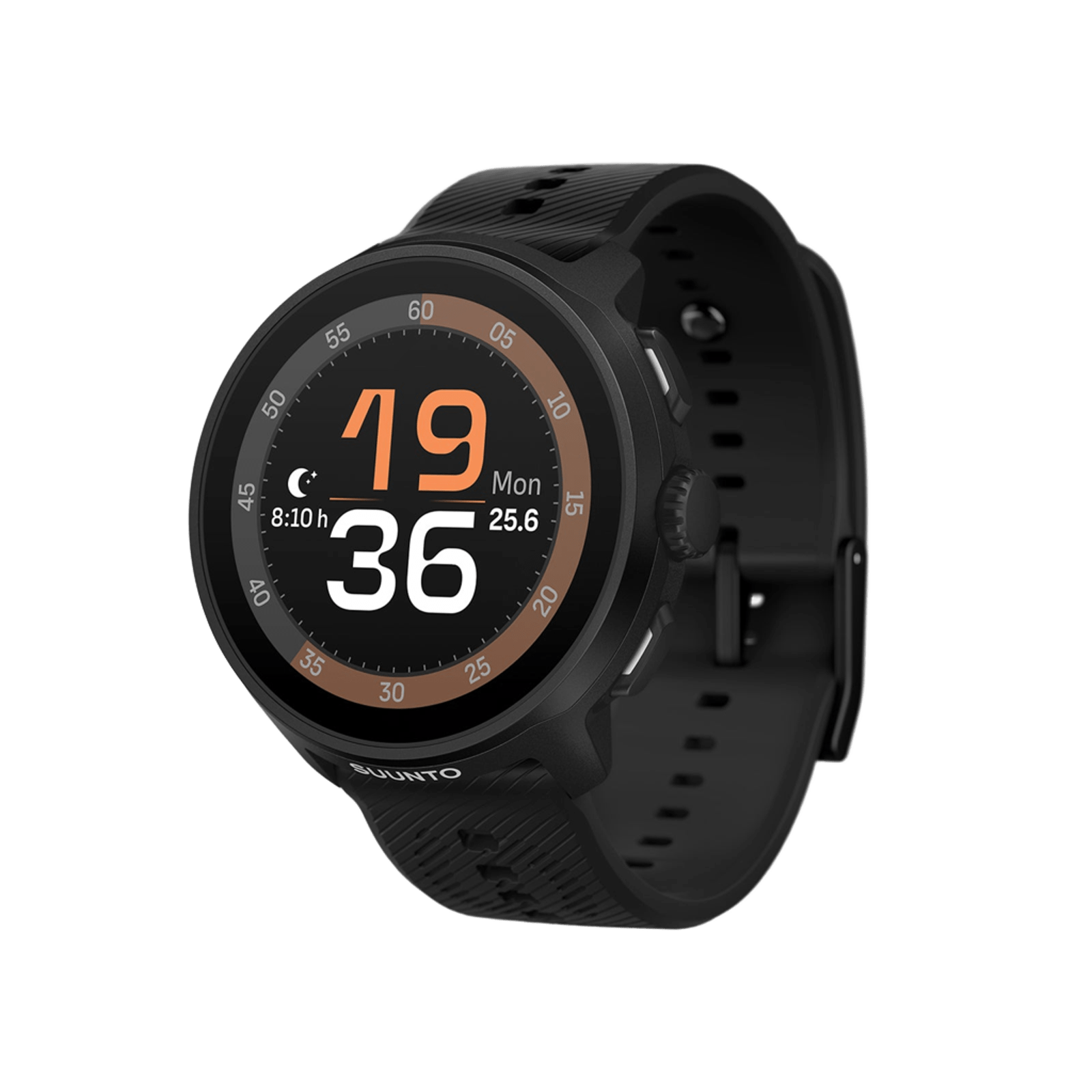 Suunto Run All Black con correa de silicona