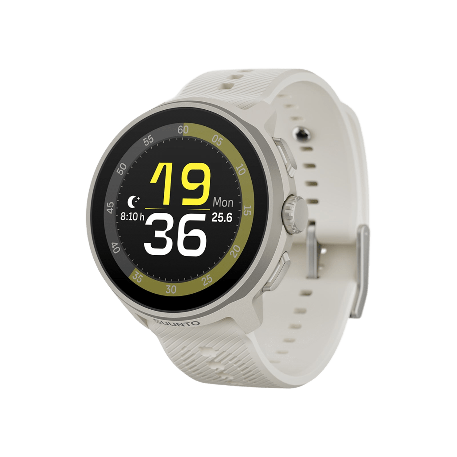 Suunto Run Frost Gray con correa de silicona